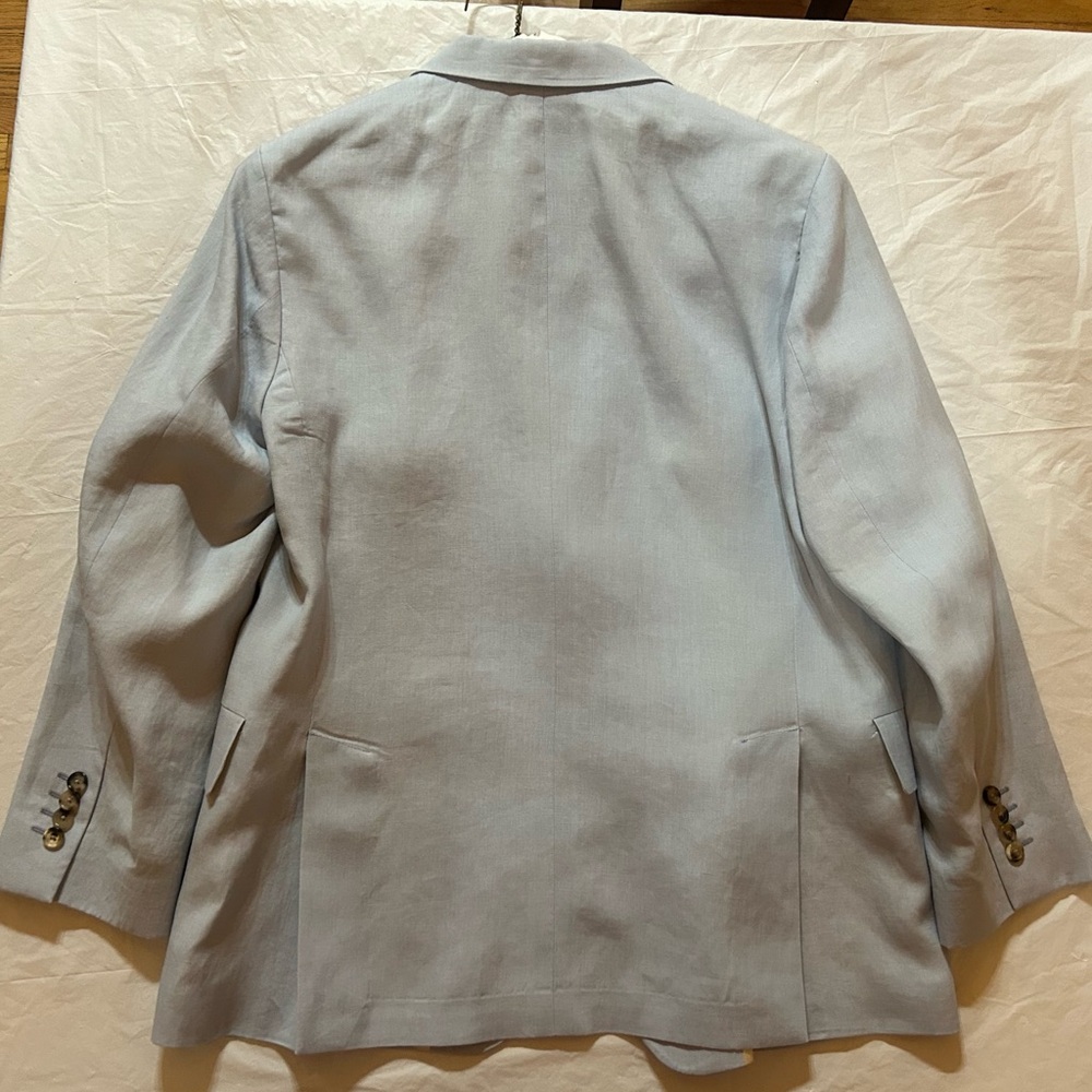 Paul Smith 100% Linen Light Blue Jacket - Picture 2 of 4